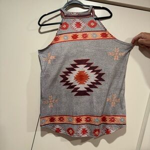 5/25 Women’s Plus Size Tanktop in a Southwest Pattern